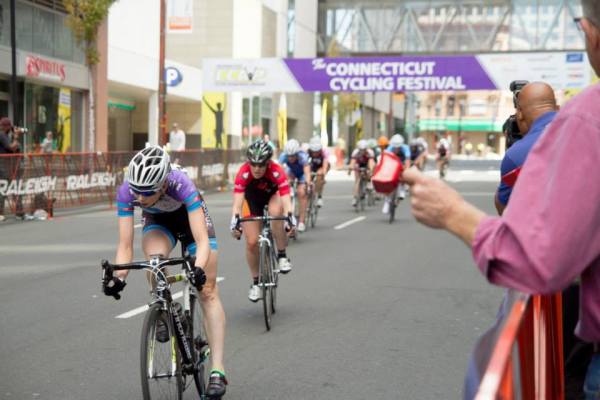 Leading a lap of the CT Cycling Festival (Photo Credit: Steven Yau)